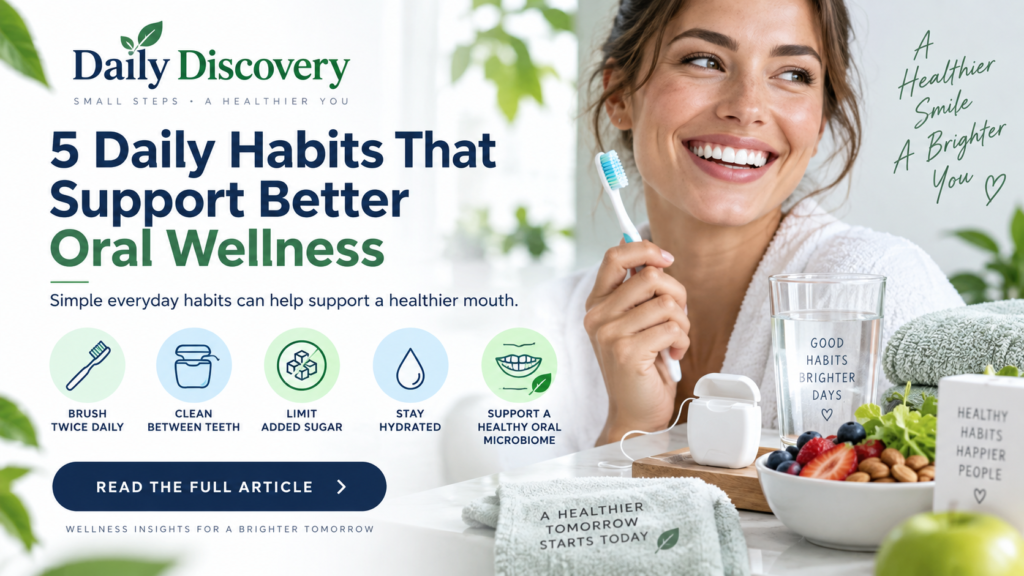5 Daily Habits That Support Better Oral Wellness