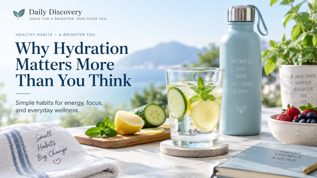 Why Hydration Matters More Than You Think